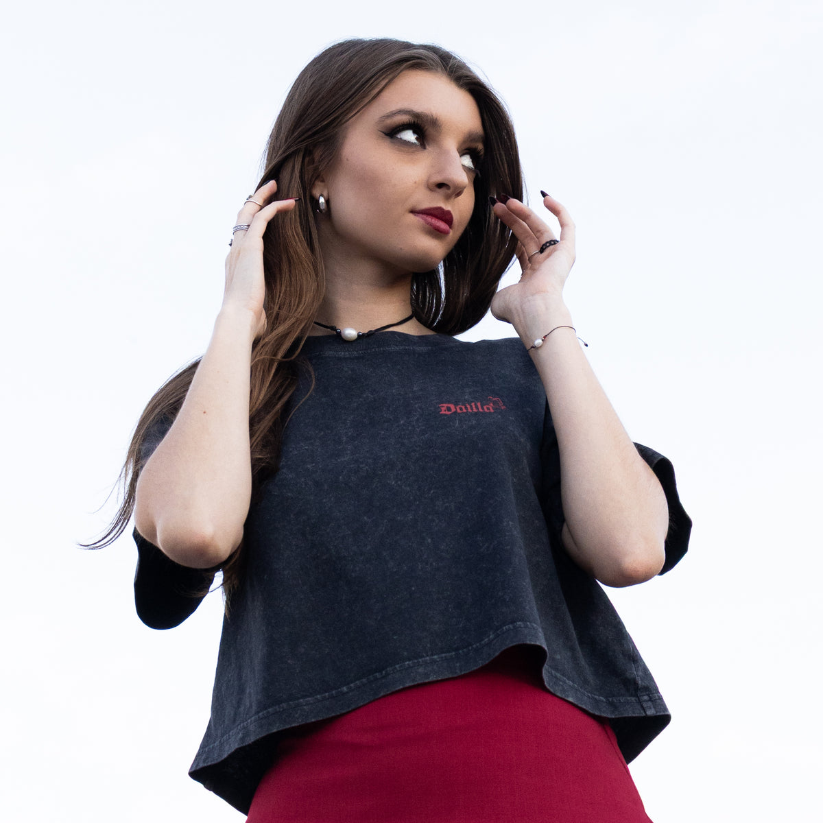 Lalalove Me Crop Tee
